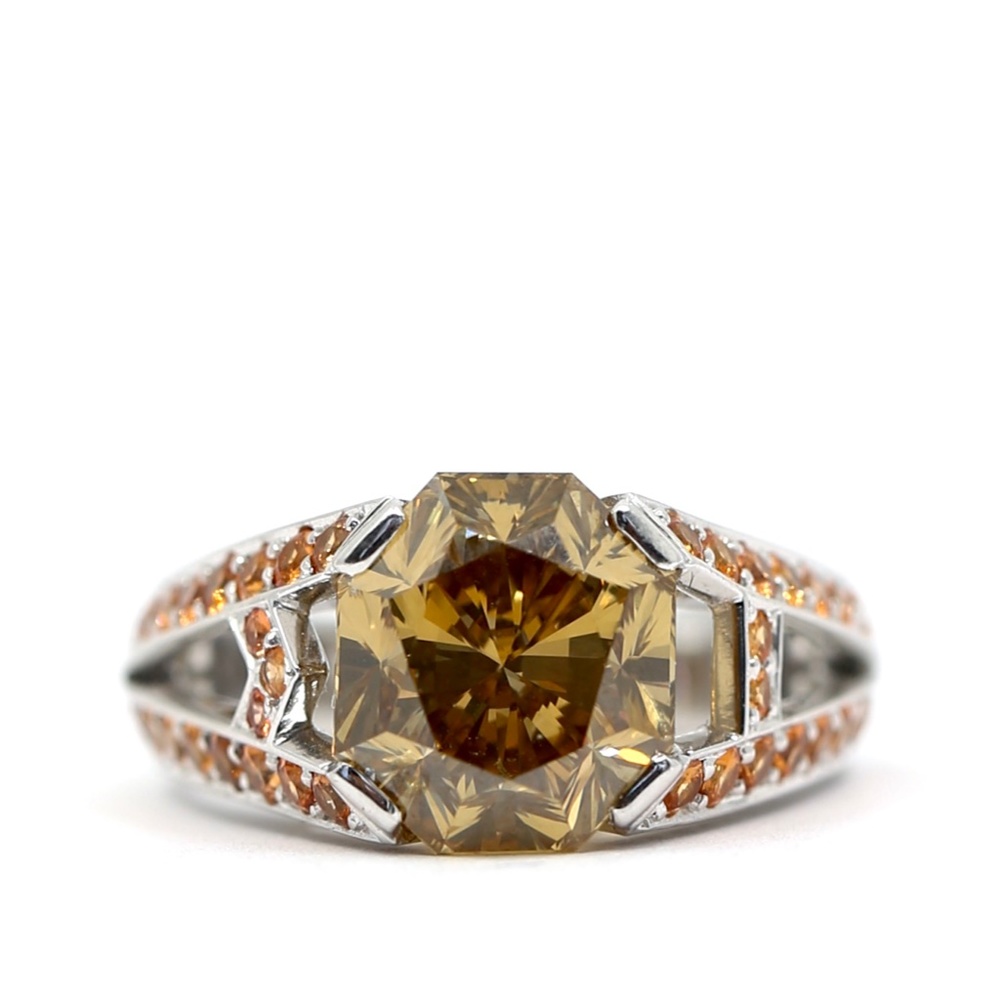 Harry Winston 5.76 Carat Diamond Engagement Ring - Picture 1 of 16